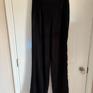 Fashion Nova Black Wide Leg Trousers/Pants